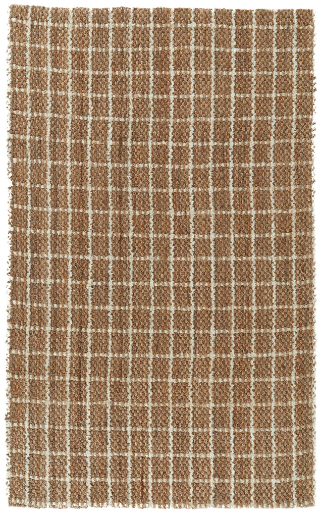 Windowpane Natural/Ivory 8'x8' Rug