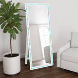 Windrose White Standing Mirror - Ornate Home