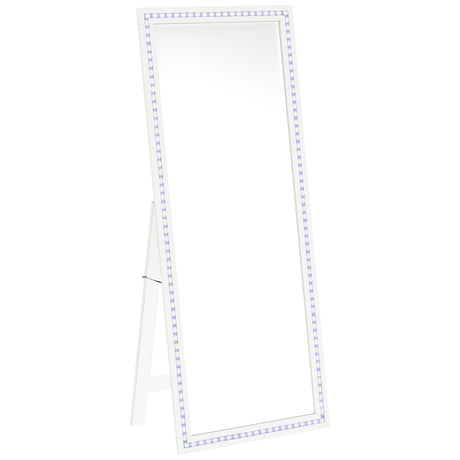 Windrose White Standing Mirror - Ornate Home