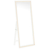Windrose White Standing Mirror - Ornate Home