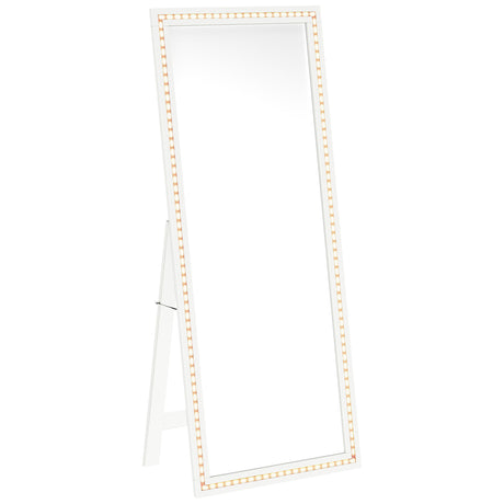 Windrose White Standing Mirror - Ornate Home