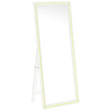 Windrose White Standing Mirror - Ornate Home