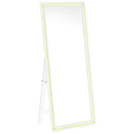 Windrose White Standing Mirror - Ornate Home