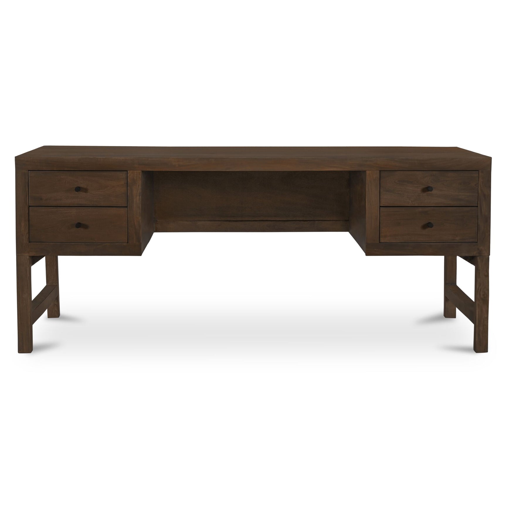 Windsor Dark Brown Desk - Ornate Home