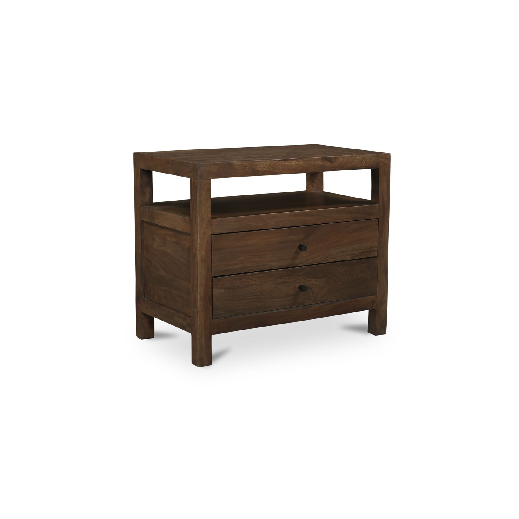 Windsor Dark Brown Nightstand - Ornate Home