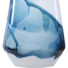 Windswept Blue/White 1 Light Mini Pendant - Ornate Home