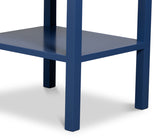 Windy Blue Single Drawer Side Table - Ornate Home