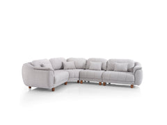 Windy Grey Modular Sectional Sofa - Ornate Home