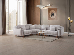 Windy Grey Modular Sectional Sofa - Ornate Home
