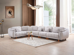 Windy Grey Modular Sectional Sofa - Ornate Home