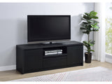 Winfield Black 60-inch 2-door TV Stand Media Console - Ornate Home