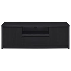 Winfield Black 60-inch 2-door TV Stand Media Console - Ornate Home