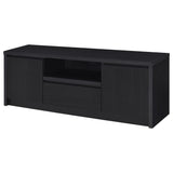 Winfield Black 60-inch 2-door TV Stand Media Console - Ornate Home