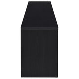 Winfield Black 60-inch 2-door TV Stand Media Console - Ornate Home