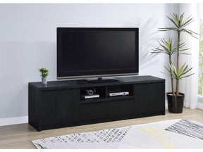 Winfield Black 78-inch 2-door TV Stand Media Console - Ornate Home