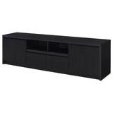 Winfield Black 78-inch 2-door TV Stand Media Console - Ornate Home