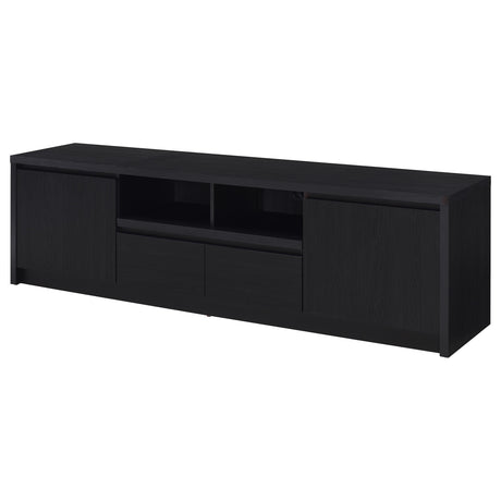 Winfield Black 78-inch 2-door TV Stand Media Console - Ornate Home