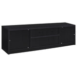 Winfield Black 78-inch 2-door TV Stand Media Console - Ornate Home