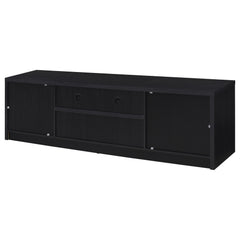 Winfield Black 78-inch 2-door TV Stand Media Console - Ornate Home