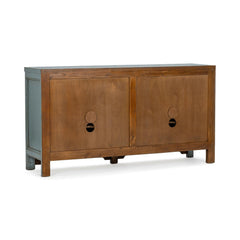 Winford Harbor Blue 2-Drawer 4-Door Cabinet