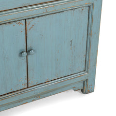 Winford Harbor Blue 2-Drawer 4-Door Cabinet