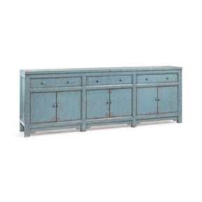 Winford Harbor Blue 3-Drawer 6-Door Cabinet