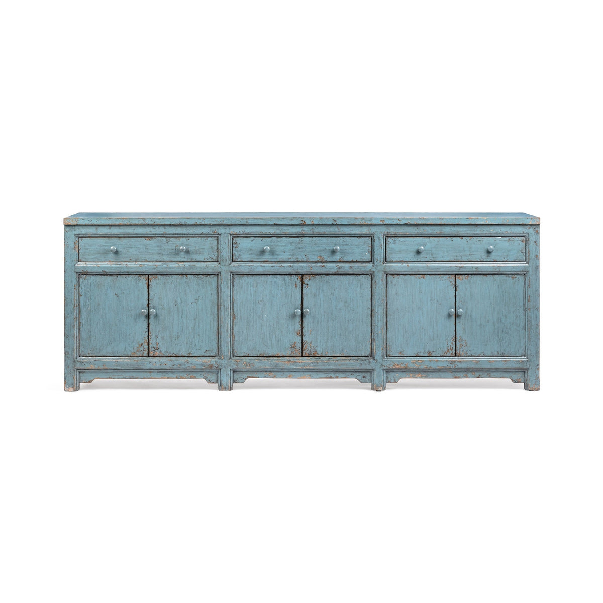 Winford Harbor Blue 3-Drawer 6-Door Cabinet