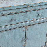 Winford Harbor Blue 3-Drawer 6-Door Cabinet
