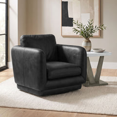 Winger Simba Black Swivel Chair