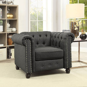 Winifred Gray Chair - Ornate Home