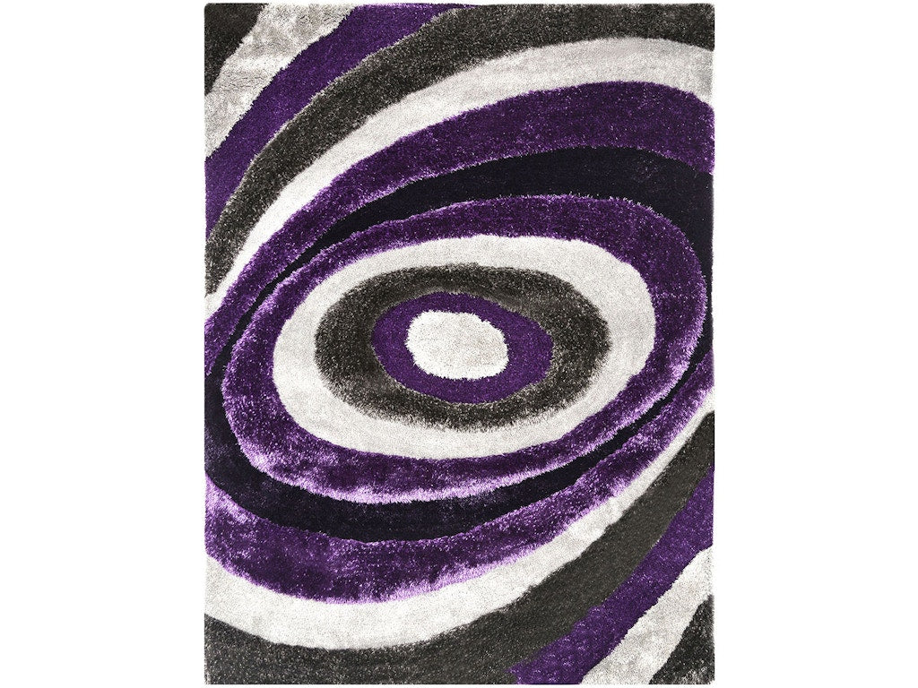 Winnipeg Gray/Purple 5' X 8' Area Rug - Ornate Home