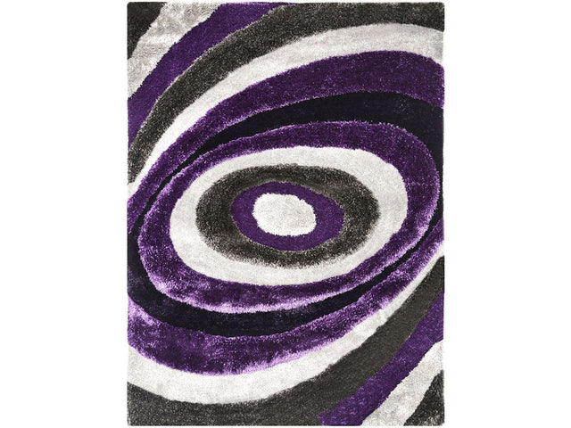 Winnipeg Gray/Purple 5' X 8' Area Rug - Ornate Home