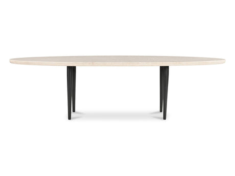 Winona Beige Marble Botticino Coffee Table - Ornate Home