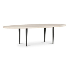 Winona Beige Marble Botticino Coffee Table - Ornate Home