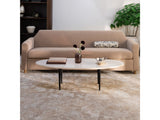 Winona Beige Marble Botticino Coffee Table - Ornate Home