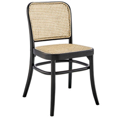 Winona Black Wood Dining Side Chair - Ornate Home