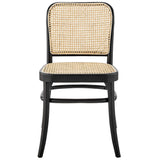 Winona Black Wood Dining Side Chair - Ornate Home