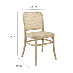 Winona Gray Wood Dining Side Chair - Ornate Home