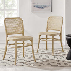 Winona Gray Wood Dining Side Chair (Set of 2) - Ornate Home