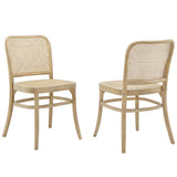 Winona Gray Wood Dining Side Chair (Set of 2) - Ornate Home