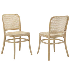 Winona Gray Wood Dining Side Chair (Set of 2) - Ornate Home