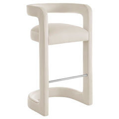 Winslow Alabaster Performance Velvet Bar Stool (Set of 2) - Ornate Home