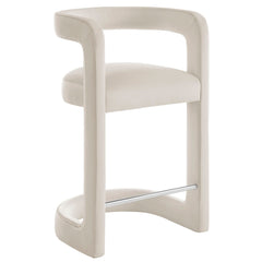 Winslow Alabaster Performance Velvet Counter Stool - Ornate Home