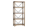 Winslow Brown/Black Bookshelf - Ornate Home