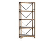 Winslow Brown/Black Bookshelf - Ornate Home