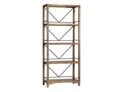Winslow Brown/Black Bookshelf - Ornate Home