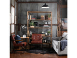 Winslow Brown/Black Rectangular Bookshelf - Ornate Home