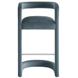 Winslow Cadet Blue Performance Velvet Bar Stool (Set of 2) - Ornate Home