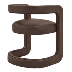 Winslow Espresso Premium Vegan Leather Dining Chair - Ornate Home