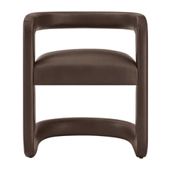 Winslow Espresso Premium Vegan Leather Dining Chair - Ornate Home